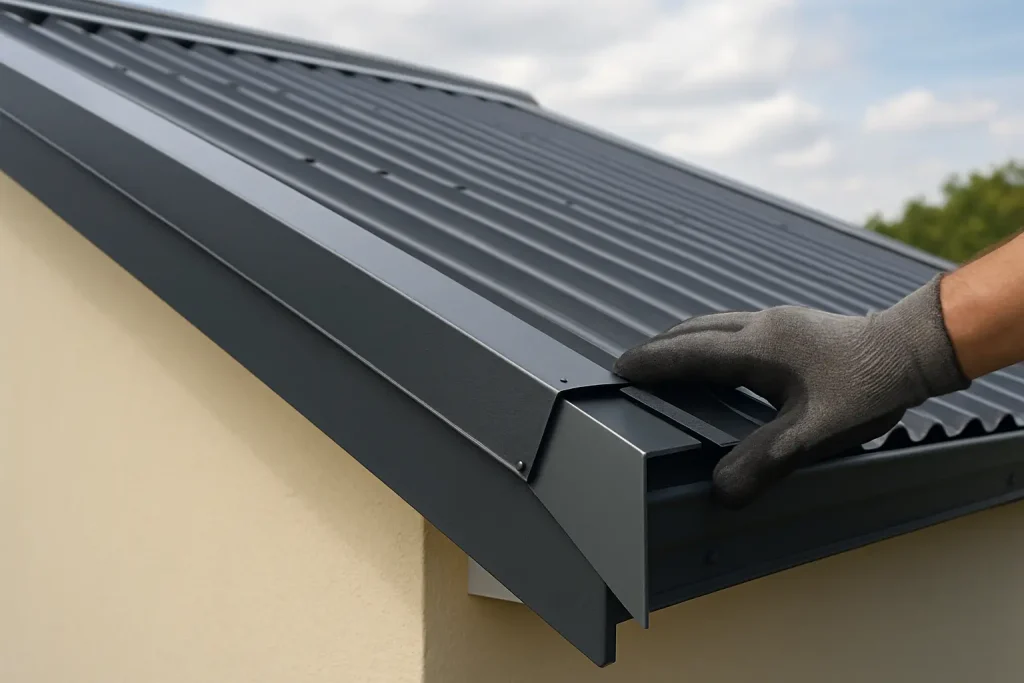 Bargeboard Flashing That Stops Leaks on Metal Roofs