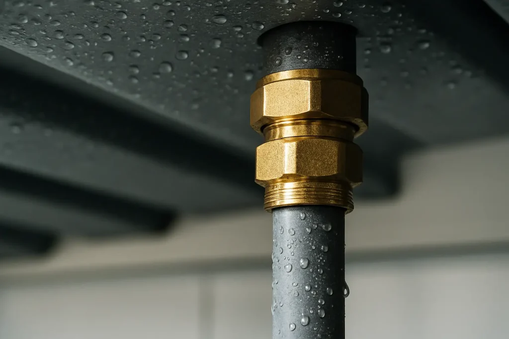 Dripstop fitting: stop condensation, not progress