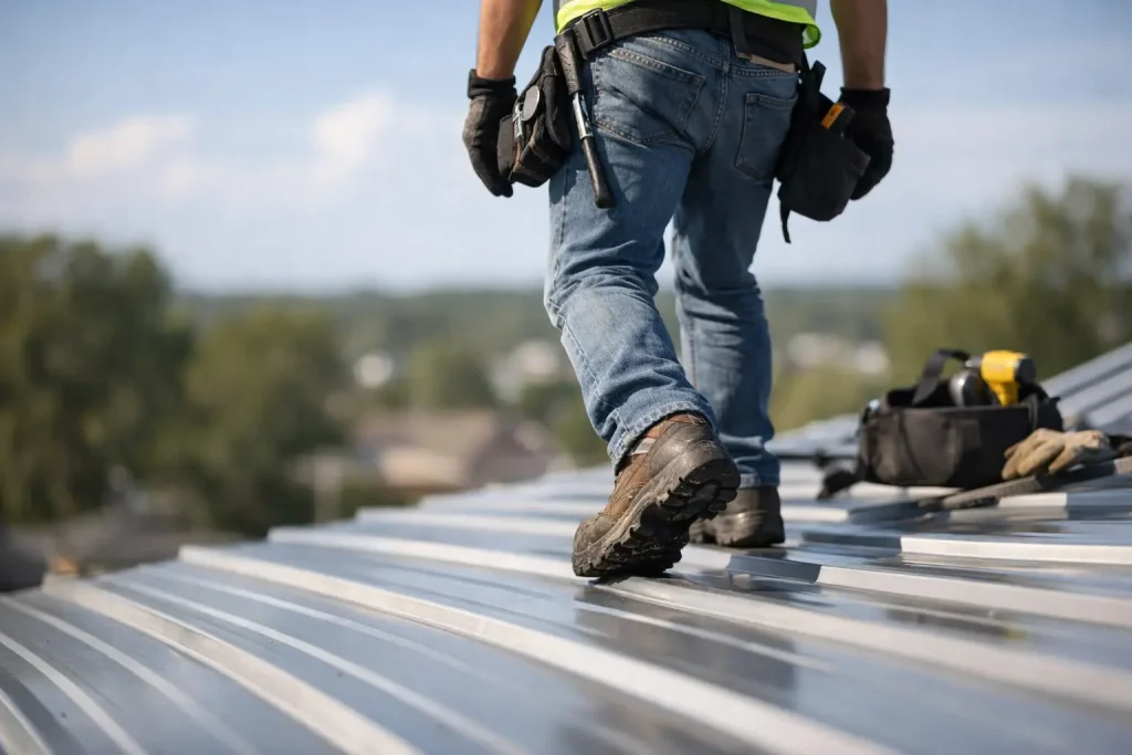 Can You Walk on Metal Roofing Sheets?