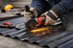 How to Cut Metal Roofing Sheets Safely