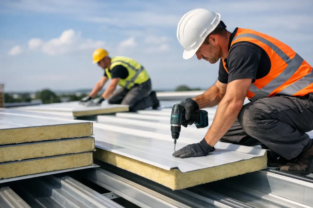 How to Fit Insulated Roof Panels