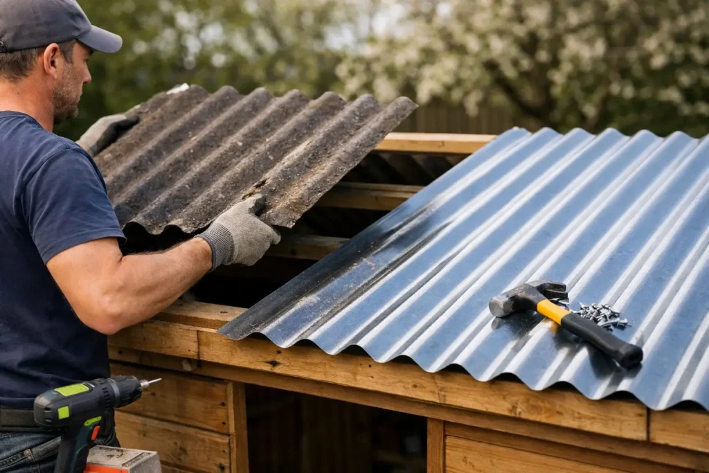 How to Replace Shed Roof Sheets Properly