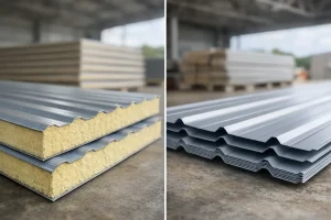 Insulated Panels vs Single Skin Sheets