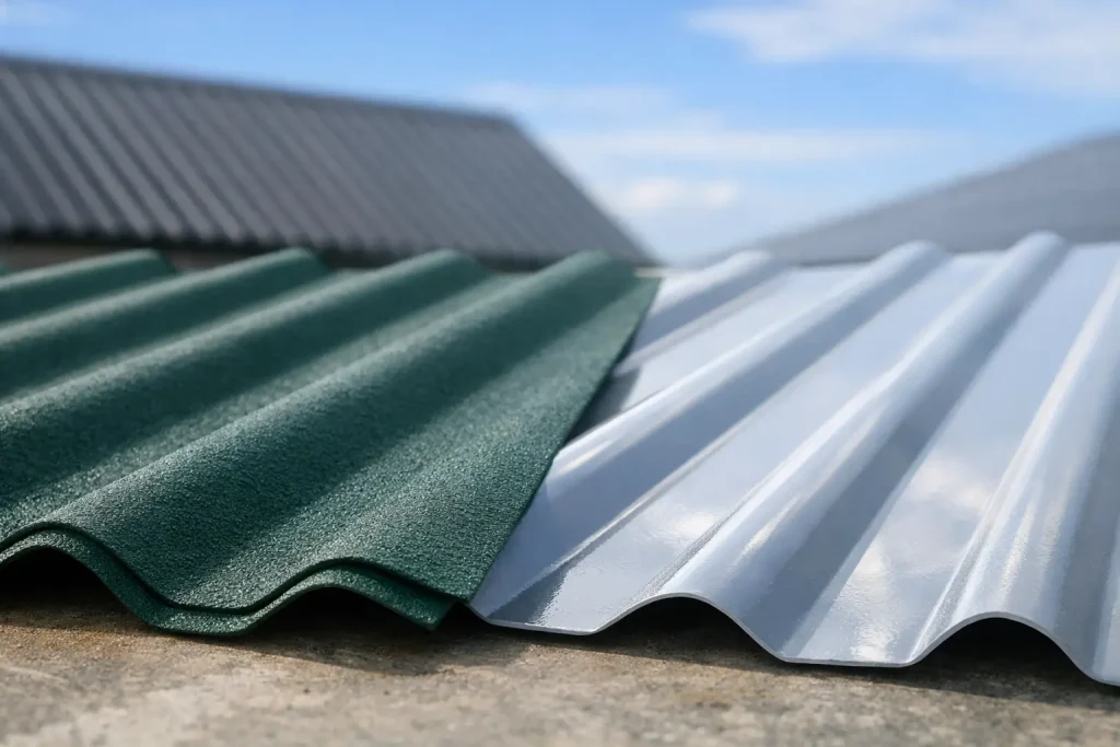 Plastisol vs Polyester Roof Sheets