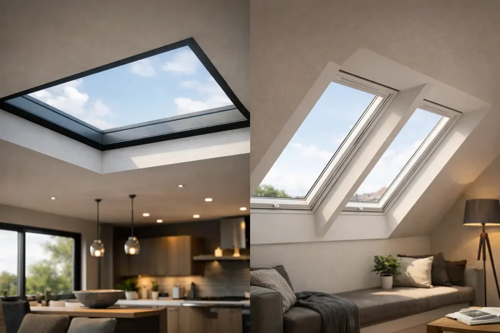 Rooflights vs Skylights for Your Project